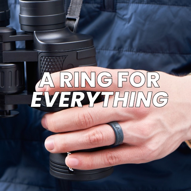 Amazon.com: Enso Rings Bevel Hybrid Ring - Durable Brushed Outer